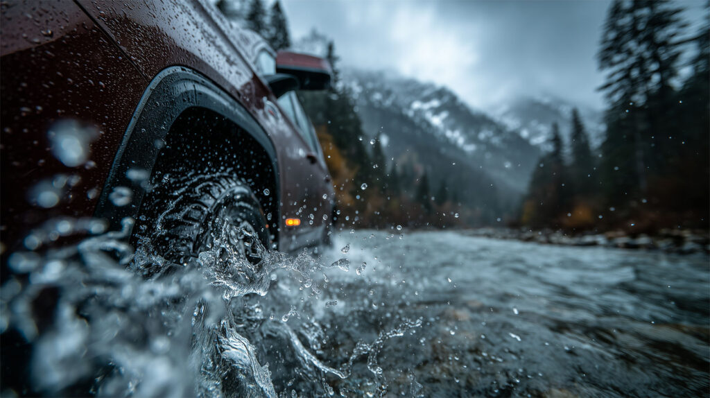 Pure AI Generation – GMC Arcadia Water Splash Series
