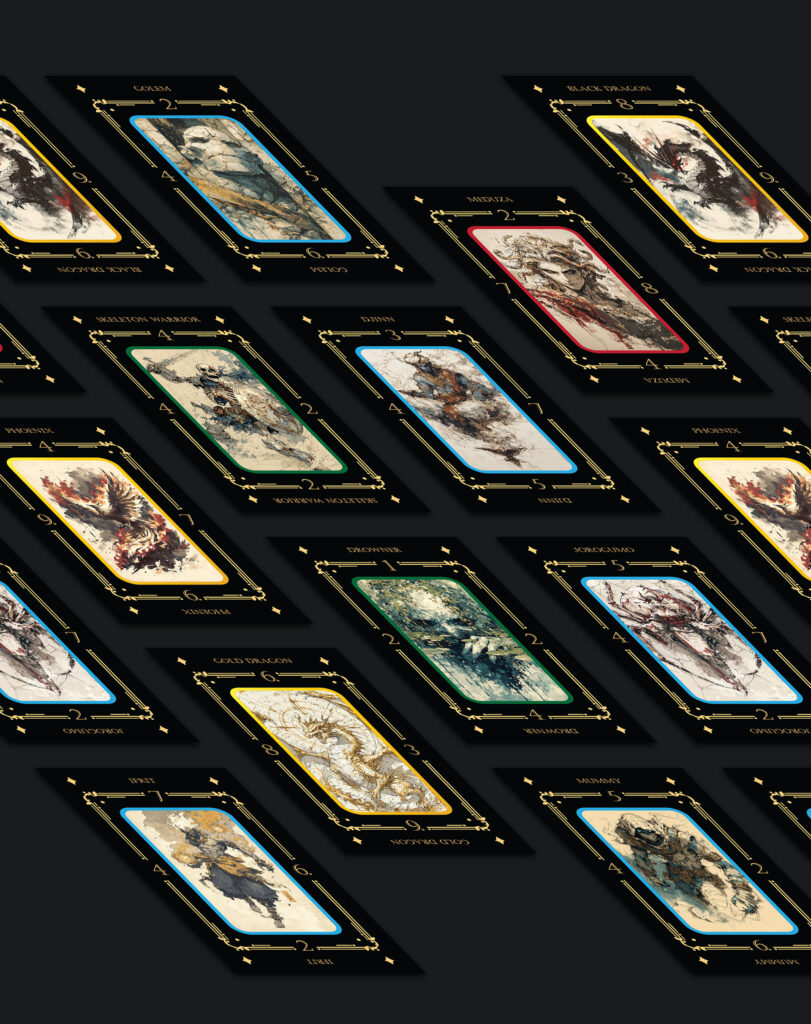 ZWARCIE AI Art Direction for a Card Game